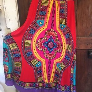 Large Flying Tomato Bohemian Skirt!! Brand New!!